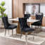 Chaise en velours moelleux avec garniture cloutée-252514360-252514367