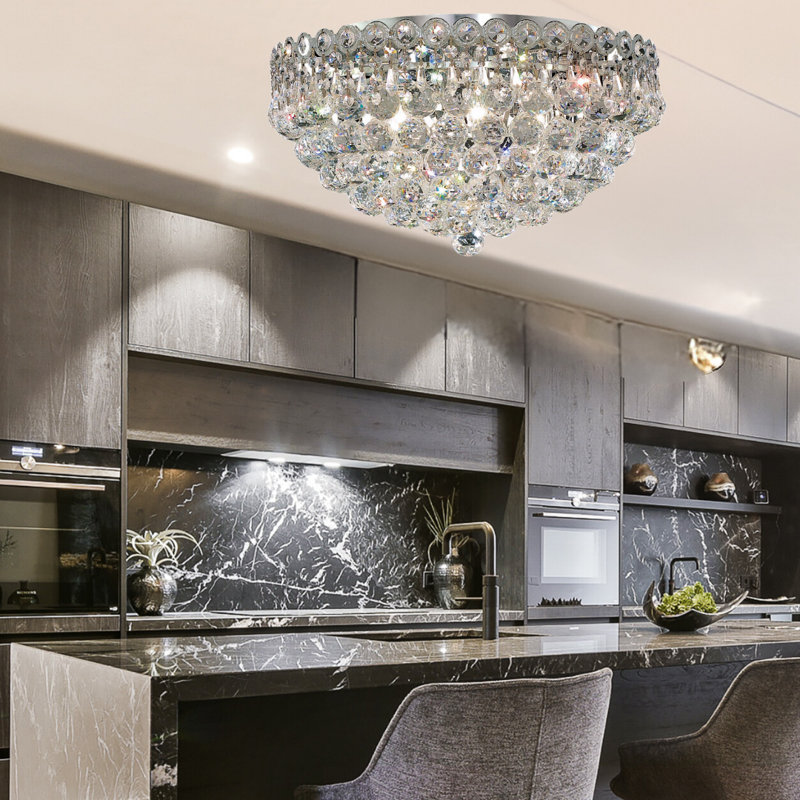 Zoila 9 - Light Dimmable Chandelier, Chrome