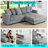 4-Piece Upholstered Modern Modular Sofa-1018353870