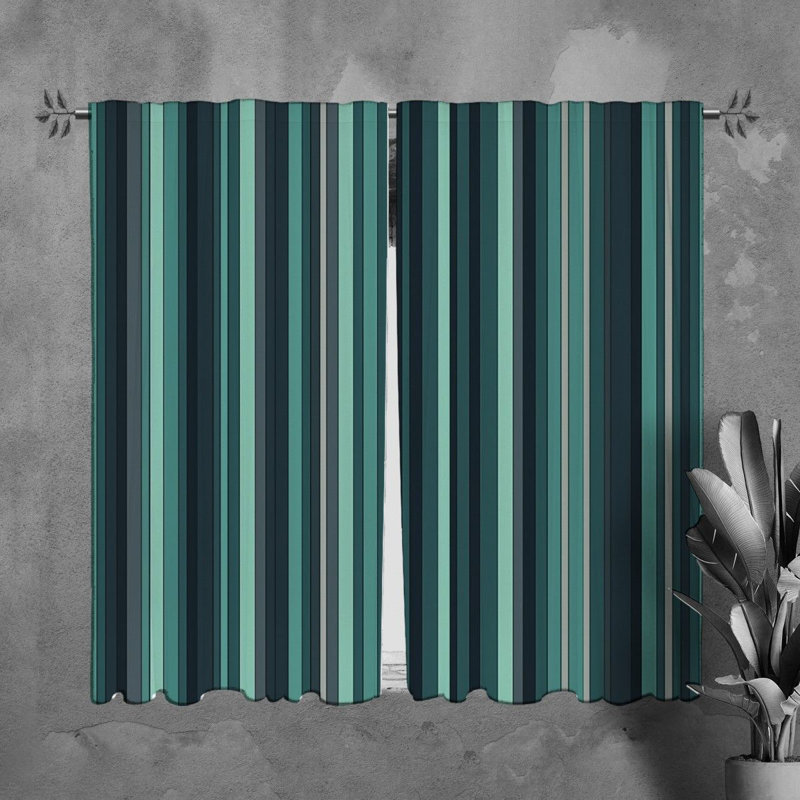 Takasha Room Darkening Curtain Pair, 20" W x 61" L