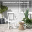 Fauteuil à bascule White Garden