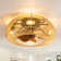 Aylmer 19" 7-Blade Modern Bladeless Caged Ceiling Fan with Lights and Remote