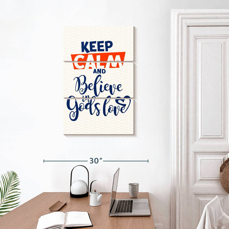 Tergel Keep Calm and Believe In God Love