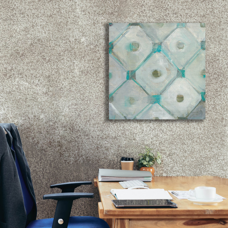  «Tile Element 1» par Danhui Nai, art mural sur toile, H 26 po x l 26 po