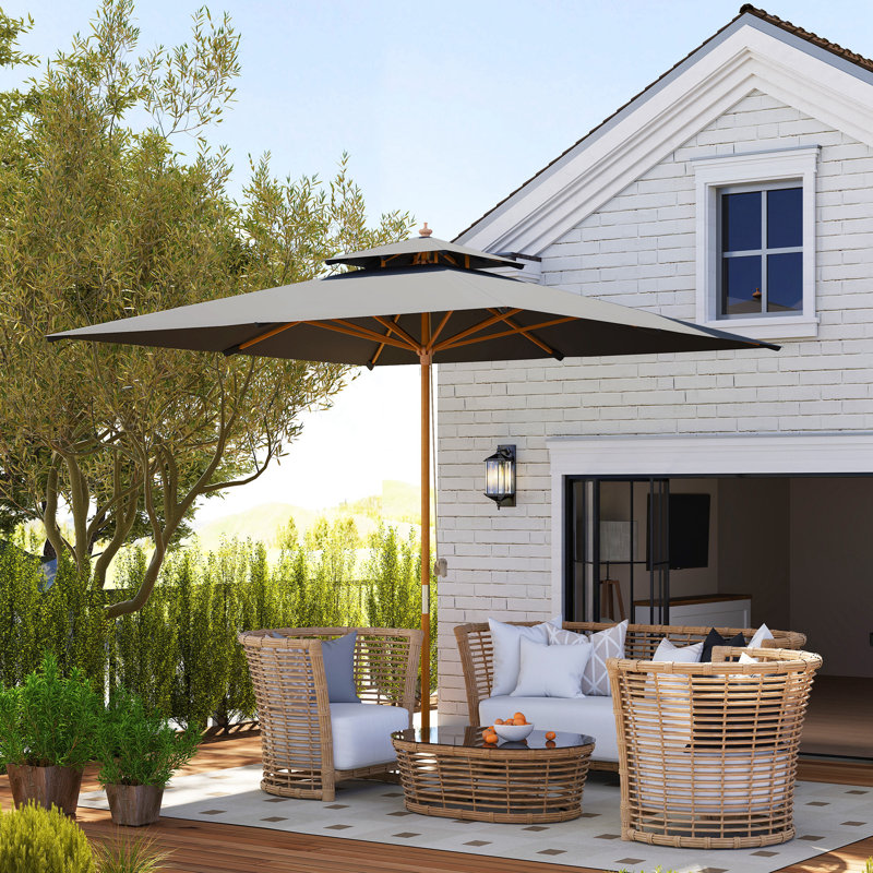 Market Parasol, Black
