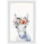 «Omalley Floral», couronne encadrée, impression encadrée-850682556
