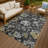 Machine Washable Indoor/Outdoor Chantille ACN2616 Floral Rug-1767427018-1767427021