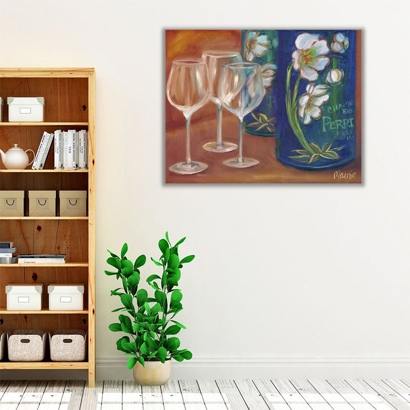 Trio - reproduction d'art sur toile, H 16 po x l 20 po