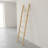 Lemi 6-Tier Rustic Light Oak Solid Wood Blanket Shelf, Antique Bathroom Towel Ladder-38628894
