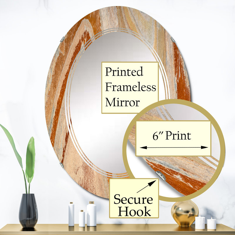 Miroir de salle de bain sans cadre, 36 po x 24 po