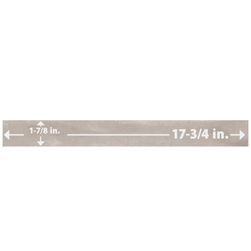 Tucson 1-7/8 In. X 17-3/4 In. Porcelain Floor And Wall Tile, Beige