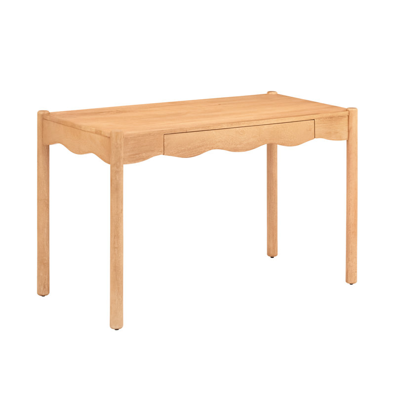 Bureau d'écriture avec tiroir de rangement Jacksonburg, Blond naturel