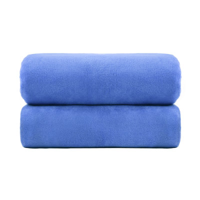 Ensemble de serviettes de bain en microfibre 2 pièces No Fading