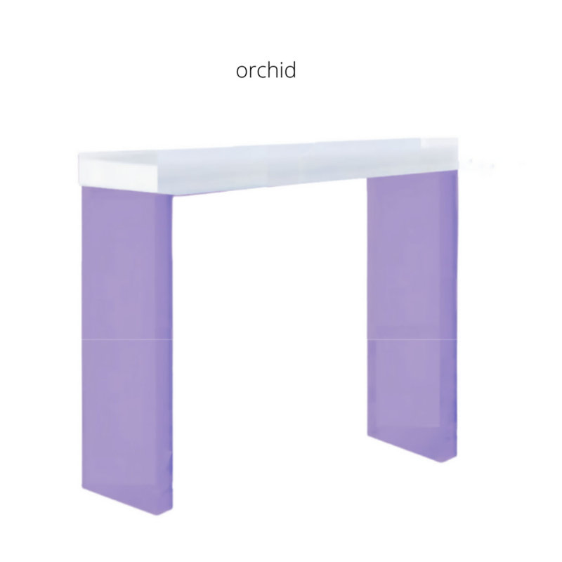 Console de 38 po, Mauve clair