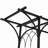 81 W x 20.5 D Steel Arbor in Black