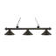 Luminaire suspendu linéaire à 3 lumières pour table de billard Chevelle-22737151-22737163-22737159