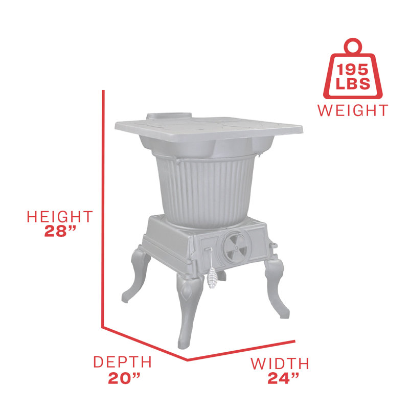 1000 sq. ft. Natural Vent Freestanding Wood Burning Stove Free Standing Stove with Blower and with Adjustable Thermostat