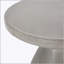 Table d'appoint d'extérieur moderne en béton léger avec structure durable et aucun assemblage requis