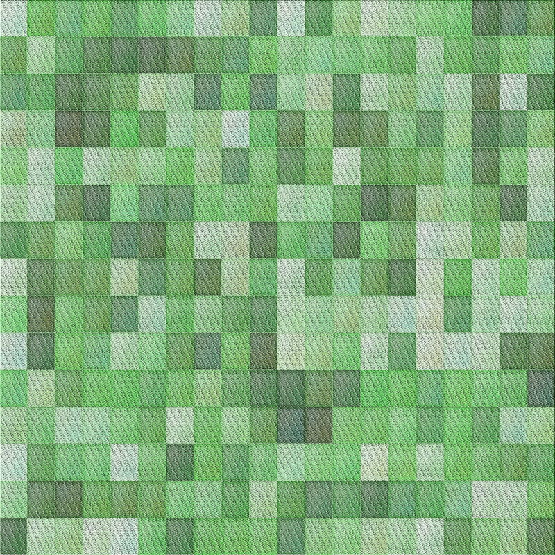 Tapis vert tissé à la machine, Carré 4 pi