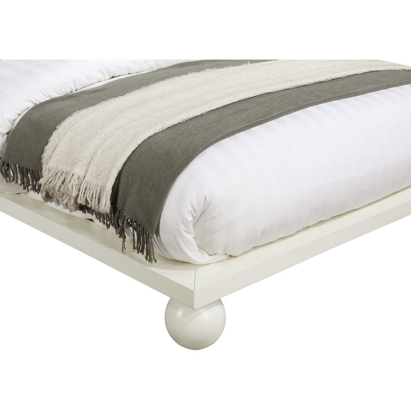 Kent Platform Bed, Queen, Cream