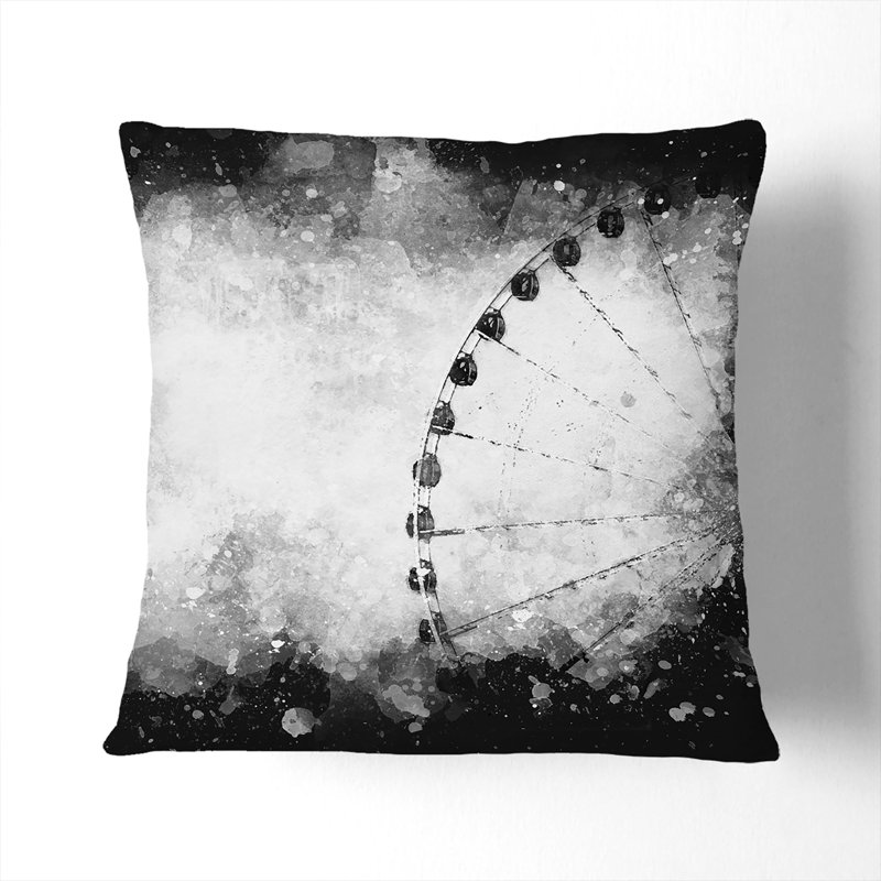 Square Throw Cushion, 40cm H x 40cm W x 15cm D