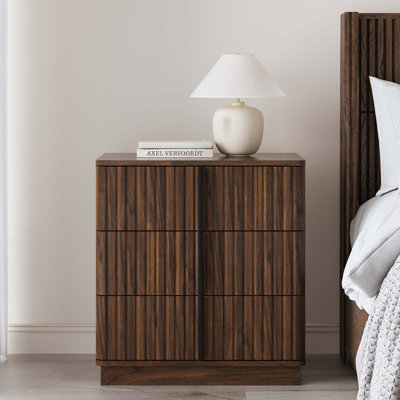 Table de chevet 3 tiroirs Vintage: rangement économique pour la chambre à coucher, le salon et le bureau personnel