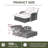 43.7" Wicker Reclining Outdoor Patio Daybed-1306237871