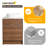 Maricka 60" Double Bathroom Vanity Set, Freestanding Bathroom Vanity with Ceramic Sink Top, 5 Doors And 3 Shelves