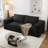 Loveseat Sofa,Modular Couch with Deep Seat Memory Foam,Comfy Small Cloud Couch for Small Spaces,No Assembly Sofa for Living Room Bedroom,Apartment-114308425-114308426