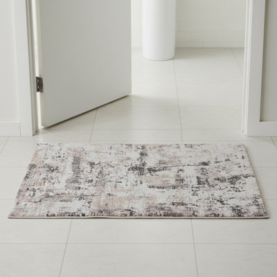 PAYAS Collection Cream / Brown Abstract Doormat Adrienna