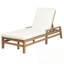 Chaise longue d'extérieur réglable avec coussins épais-1608965371