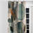 Orange And Green Abstract Bohemia I - Traditional Velvet Grommet Curtain - Room Darkening - 1 panel-2064648909-2065355885