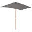 Emmet 200 cm W X 150 cm D Rectangular Market Parasol with Pulley Lift-525748291