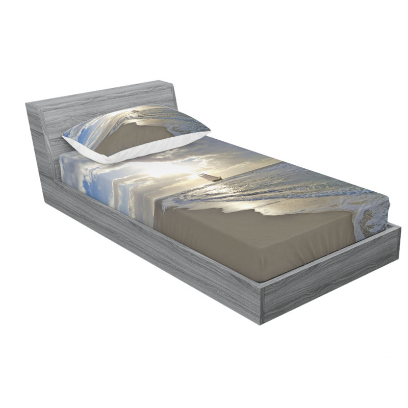 Microfiber Sheet Set, Twin XL Sheet Set with Fitted Sheet