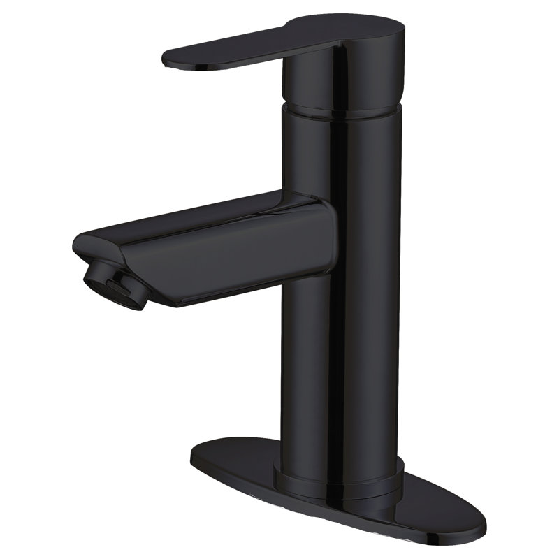 Ibenso Waltham Single-Hole Bathroom Faucet, Matte Black