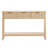Rattan Console Table with 3 Storage Drawers