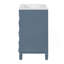 Meuble-lavabo 24 po avec lavabo en céramique, 2 tiroirs et tablette réglable