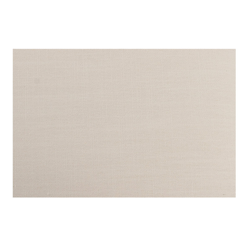 Gillian Segal for Moe's Pellicano 98'' Skirted Bench Sofa , Cream Polyester Blend