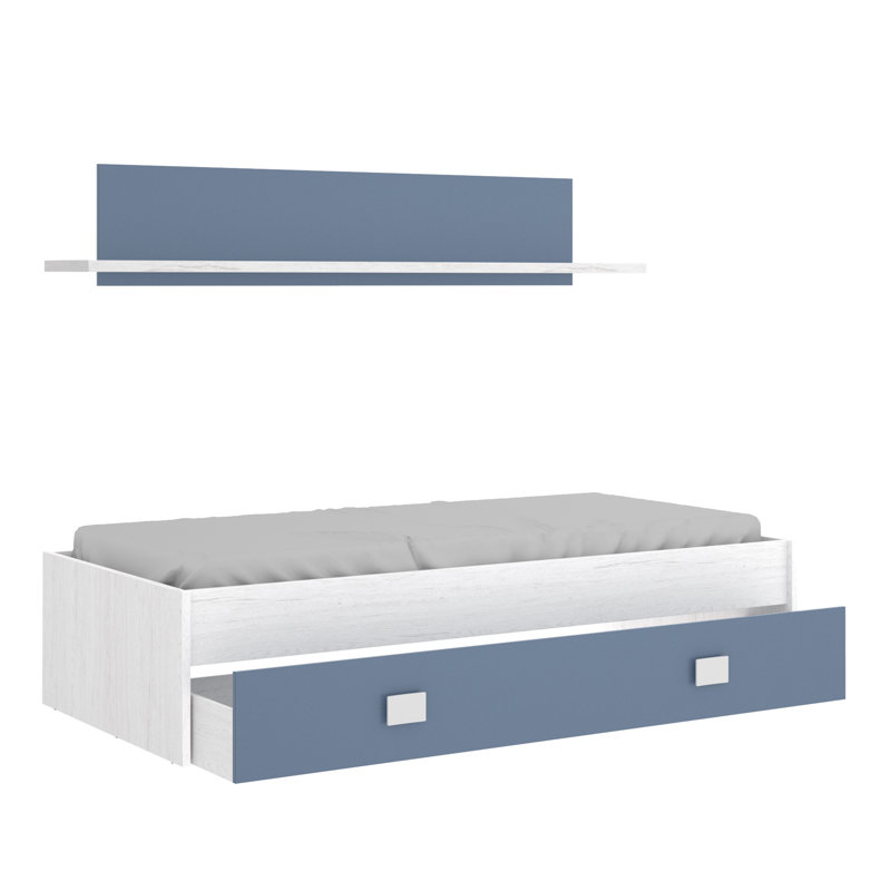 Newquay Daybed with Storage Included, Blue