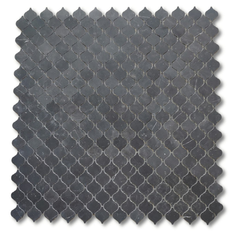 2" x 3" Marble Arabesque Mosaic Wall & Floor Tile