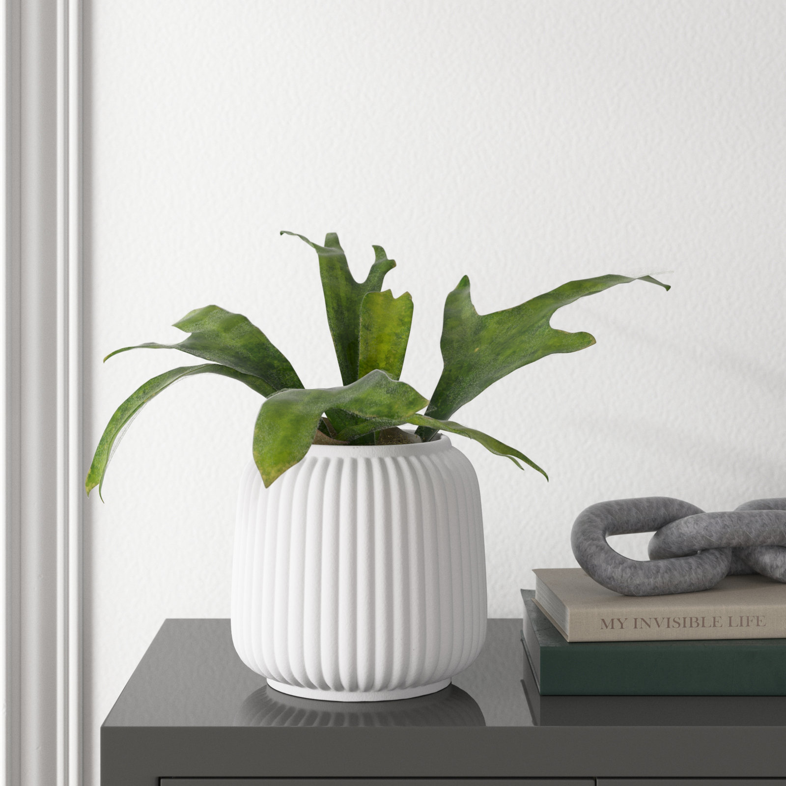 Galilee Cachepot Medium, 8.25" H x 8.75" W x 8.75" D