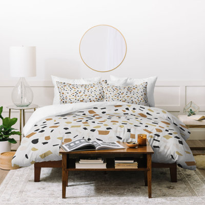 Alisa Polyester Geometric Shapes Duvet Cover