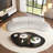 Semi-circular  arc negotiating sofa-106679323