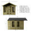 Mercia 10 x 8ft Premium Sussex Summerhouse