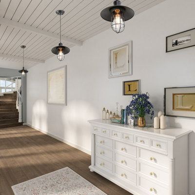 Luminaire suspendu conique à 1 lumière Radom