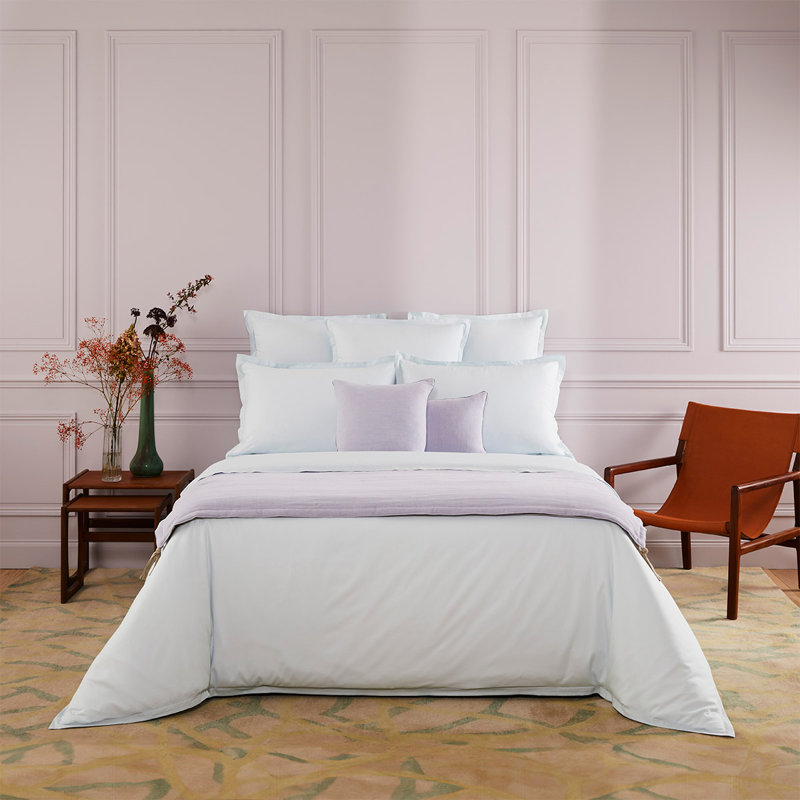 Batiste Aqua Full/Queen Duvet Cover, Blue, Queen Duvet Cover