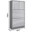 Blisswood High Gloss 3 Drawer Flip Down Shoe Storage Free Standing Cabinet For Hallway-1810147591