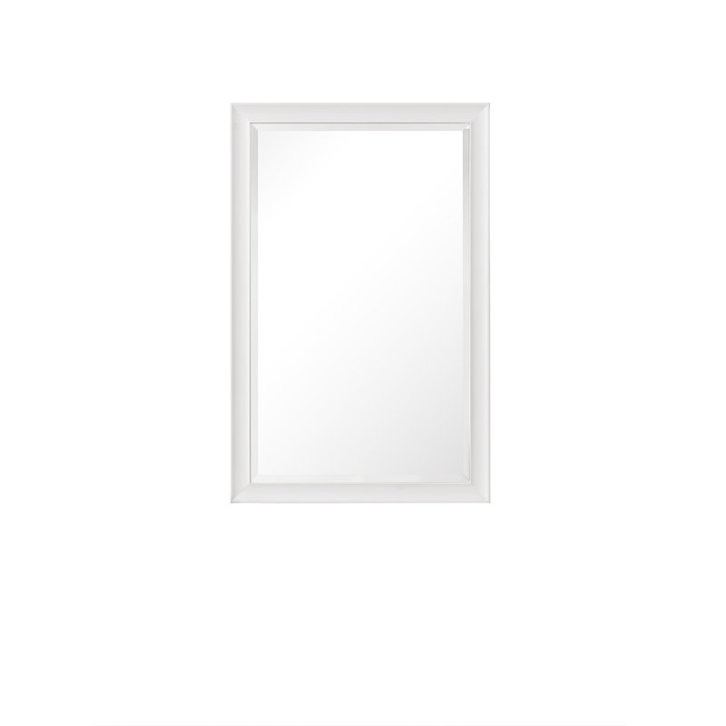 Miroir de salle de bain Glenbrooke, 38 po x 26 po, Blanc brillant
