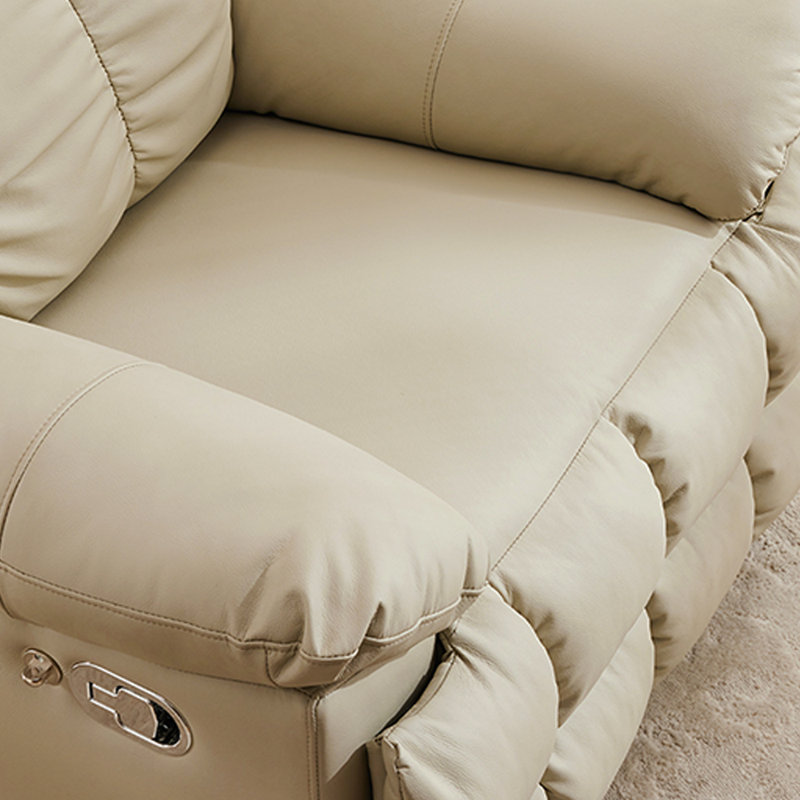 Fauteuil inclinable pivotant multifonctionnel pour canapé simple, Beige gris