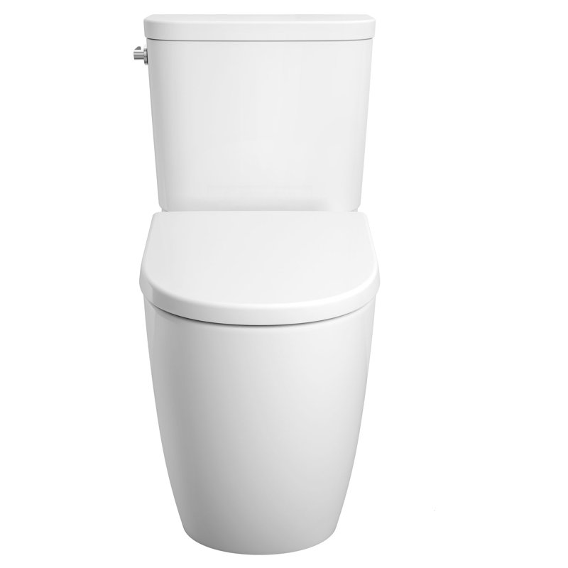 Essence 1.28 GPF (Water Efficient) Elongated Two-Piece Toilet (Seat Included), Left-Hand